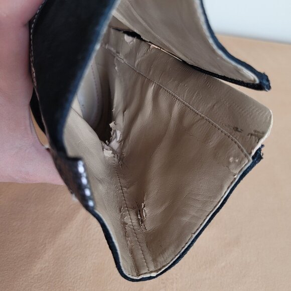 Y2K Vibe Paris Hilton Black Suede Silver Metallic Ankle Boots Size 9 Tawny Heels - Picture 14 of 16